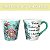 Caneca Tulipa Cônica Chá Café de Porcelana 190 ml Pintada à Mão Salmos Bíblicos Cre no Senhor AZALEIA SILVESTRE ROSA - Imagem 2