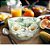 Bowl Tigela Japonesa Cumbuca de Porcelana Cereal Açai 500 ml Pintada à Mão ROSAS BRANCA - VERDE - Imagem 3