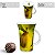 Caneca Tulipa Cônica Chá Café Chocolate Quente de Porcelana Fina 310 ml FRUTAS TROPICAIS PERAS - Imagem 3