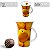 Caneca Tulipa Cônica Chá Café Chocolate Quente de Porcelana Fina 310 ml FRUTAS TROPICAIS LARANJAS - Imagem 3