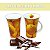 Caneca Tulipa Cônica Chá Café Chocolate Quente de Porcelana Fina 310 ml FRUTAS TROPICAIS LARANJAS - Imagem 2