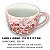 Caneca Jumbo Porcelana Xícara Grande Sopa Cereal 500 ml AZALEIAS SILVESTRE ROSA-ROSA - Imagem 5