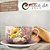 Caneca Jumbo com Prato Consumê de Porcelana 750 ml Xícara Grande de Sopa Cereal ROSAS BRANCA ROSA AMARELA / ROSA - Imagem 5