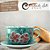 Caneca Jumbo com Prato Consumê de Porcelana 750 ml Xícara Grande de Sopa Cereal AZALEIAS SILVESTRE ROSA/TIFFANY - Imagem 5