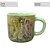 Caneca Ágata Café com Leite Chá de Porcelana 200 ml Colorida e Pintada à Mão ROSAS ROSA AMARELA COR VERDE - Imagem 4