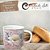 Caneca Ágata Café com Leite Chá de Porcelana 200 ml Colorida e Pintada à Mão ROSA BRANCA/ ROSA BRANCO - Imagem 5