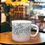 Caneca Ágata Café com Leite Chá de Porcelana 200 ml Colorida e Pintada à Mão MIOSÓTIS BRANCA/ ROSA BRANCO - Imagem 4
