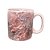 Caneca Café com Leite Chá Reta de Porcelana 230 ml Colorida e Pintada à Mão ROSAS ROSA / ROSA - Imagem 1