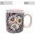 Caneca Café com Leite Chá Reta de Porcelana 230 ml Colorida e Pintada à Mão MARGARIDA BRANCA / ROSA - Imagem 3