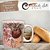 Caneca Café com Leite Chá Reta de Porcelana 230 ml Colorida e Pintada à Mão AZALEIA SILVESTRE COM MAÇA / ROSA - Imagem 5