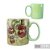 Caneca Café com Leite Chá Reta de Porcelana 310 ml Colorida e Pintada à Mão MAÇA E CEREJA COR VERDE - Imagem 4
