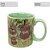 Caneca Café com Leite Chá Reta de Porcelana 310 ml Colorida e Pintada à Mão MAÇA E CEREJA COR VERDE - Imagem 6
