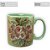 Caneca Café com Leite Chá Reta de Porcelana 310 ml Colorida e Pintada à Mão AZALEIA SILVESTRE ROSA COR VERDE - Imagem 6