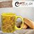 Caneca Café com Leite Chá Reta de Porcelana 310 ml Colorida e Pintada à Mão ROSAS ROSA / AMARELO - Imagem 7