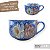 Caneca Jumbo Consume Porcelana Xícara Grande Sopa Cereal 750 ml  ROSAS BRANCA ROSA/AZUL - Imagem 1