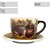 Kit 2 Consumê Jumbo com Prato 500 ml Caneca de Porcelana Xícara Grande Pintada à Mão MAÇAS VERMELHAS - Imagem 6