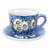 Kit 2 Consumê Jumbo com Prato 500 ml Caneca de Porcelana Xícara Grande Pintada à Mão MARGARIDAS BRANCAS - Imagem 3