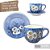 Kit 2 Consumê Jumbo com Prato 500 ml Caneca de Porcelana Xícara Grande Pintada à Mão MARGARIDAS BRANCAS - Imagem 5