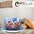 Kit 2 Consumê Jumbo com Prato 500 ml Caneca de Porcelana Xícara Grande Pintada à Mão AZALEIAS SILVESTRE ROSA - Imagem 10