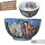 KIT 2 Bowls Tigela Japonesa Cumbuca de Porcelana Açai 500 ml Pintada à Mão ROSAS BRANCA ROSA - Imagem 3