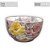 KIT 4 Bowls Tigela Japonesa Cumbuca de Porcelana Açai 500 ml Pintada à Mão ROSAS AMARELA ROSA BRANCA - Imagem 3