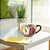 KIT 2 Caneca Jumbo 500 ml Consumê de Porcelana Xícara Grande Pintada à Mão ROSAS BRANCA VERMELHA - Imagem 15