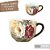 KIT 2 Caneca Jumbo 500 ml Consumê de Porcelana Xícara Grande Pintada à Mão ROSAS BRANCA VERMELHA - Imagem 8