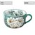 Caneca Jumbo Consume Porcelana Xícara Grande Sopa Cereal 750 ml AZALEIA BRANCA - Imagem 3