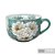 Caneca Jumbo Consume Porcelana Xícara Grande Sopa Cereal 750 ml AZALEIA BRANCA - Imagem 1