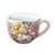 KIT 2 Caneca Jumbo 500 ml Consumê de Porcelana Xícara Grande Pintada à Mão ROSAS BRANCA ROSA AMARELA - Imagem 16
