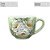 KIT 2 Caneca Jumbo 500 ml Consumê de Porcelana Xícara Grande Pintada à Mão ROSAS BRANCA - Imagem 10