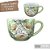 KIT 2 Caneca Jumbo 500 ml Consumê de Porcelana Xícara Grande Pintada à Mão ROSAS BRANCA - Imagem 6