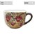 KIT 2 Caneca Jumbo 500 ml Consumê de Porcelana Xícara Grande Pintada à Mão FRUTAS CEREJAS VERMELHAS - Imagem 8