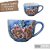 KIT 2 Caneca Jumbo 500 ml Consumê de Porcelana Xícara Grande Pintada à Mão AZALEIA SILVESTRE ROSA - Imagem 7