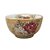 KIT 4 Bowls Tigela Japonesa Cumbuca de Porcelana Açai 500 ml Pintada à Mão ROSAS BRANCA VERMELHA - Imagem 2