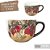 Caneca Jumbo Porcelana Xícara Grande Sopa Cereal 500 ml Pintada à Mão FRUTAS MORANGOS VERMELHOS - Imagem 2