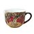 Caneca Jumbo Porcelana Xícara Grande Sopa Cereal 500 ml Pintada à Mão FRUTAS MORANGOS VERMELHOS - Imagem 1