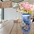 Vaso de Porcelana para Flores Jarro de Louça Grande Tucano 19 cm Pintado à Mão FLORAL ROSAS BRANCA ROSA AMARELA - Imagem 5