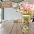 Vaso de Porcelana para Flores Jarro de Louça Grande Tucano 19 cm Pintado à Mão FLORAL AZALEIAS BRANCA AMARELA ROSA - Imagem 5