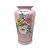 Vaso de Porcelana para Flores Jarro de Louça Grande Pavão 19 cm Pintado à Mão FLORAL ROSAS BRANCA ROSA AMARELA - Imagem 1