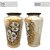 Vaso de Porcelana para Flores Jarro de Louça Grande Pavão 19 cm Pintado à Mão FLORAL MARGARIDAS BRANCA - Imagem 3