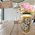 Vaso de Porcelana para Flores Jarro de Louça Grande Pavão 19 cm Pintado à Mão FLORAL MARGARIDAS BRANCA - Imagem 5