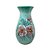 Vaso de Porcelana para Flores Jarro de Louça Grande Ampulheta 19 cm Pintado à Mão FLORAL AZALEIAS SILVESTRE ROSA - Imagem 1