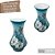 Vaso de Porcelana para Flores Jarro de Louça Grande Oriental 19 cm Pintado à Mão FLORAL AZALEIA BRANCA - Imagem 2