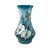 Vaso de Porcelana para Flores Jarro de Louça Grande Oriental 19 cm Pintado à Mão FLORAL AZALEIA BRANCA - Imagem 1
