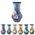 Vaso de Porcelana para Flores Jarro de Louça Grande Oriental 19 cm Pintado à Mão FLORAL ROSAS BRANCA ROSA - Imagem 6