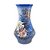 Vaso de Porcelana para Flores Jarro de Louça Grande Oriental 19 cm Pintado à Mão FLORAL ROSAS BRANCA ROSA - Imagem 1