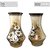 Vaso de Porcelana para Flores Jarro de Louça Grande Oriental 19 cm Pintado à Mão FLORAL MARGARIDAS BRANCA - Imagem 3