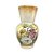 Vaso de Porcelana para Flores Jarro de Louça Grande Abacaxi 19 cm Pintado à Mão FLORAL AZALEIAS BRANCA AMARELA ROSA - Imagem 1