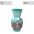 Vaso de Porcelana para Flores Jarro de Louça Grande Abacaxi 19 cm Pintado à Mão FLORAL AZALEIAS SILVESTRE ROSA - Imagem 3